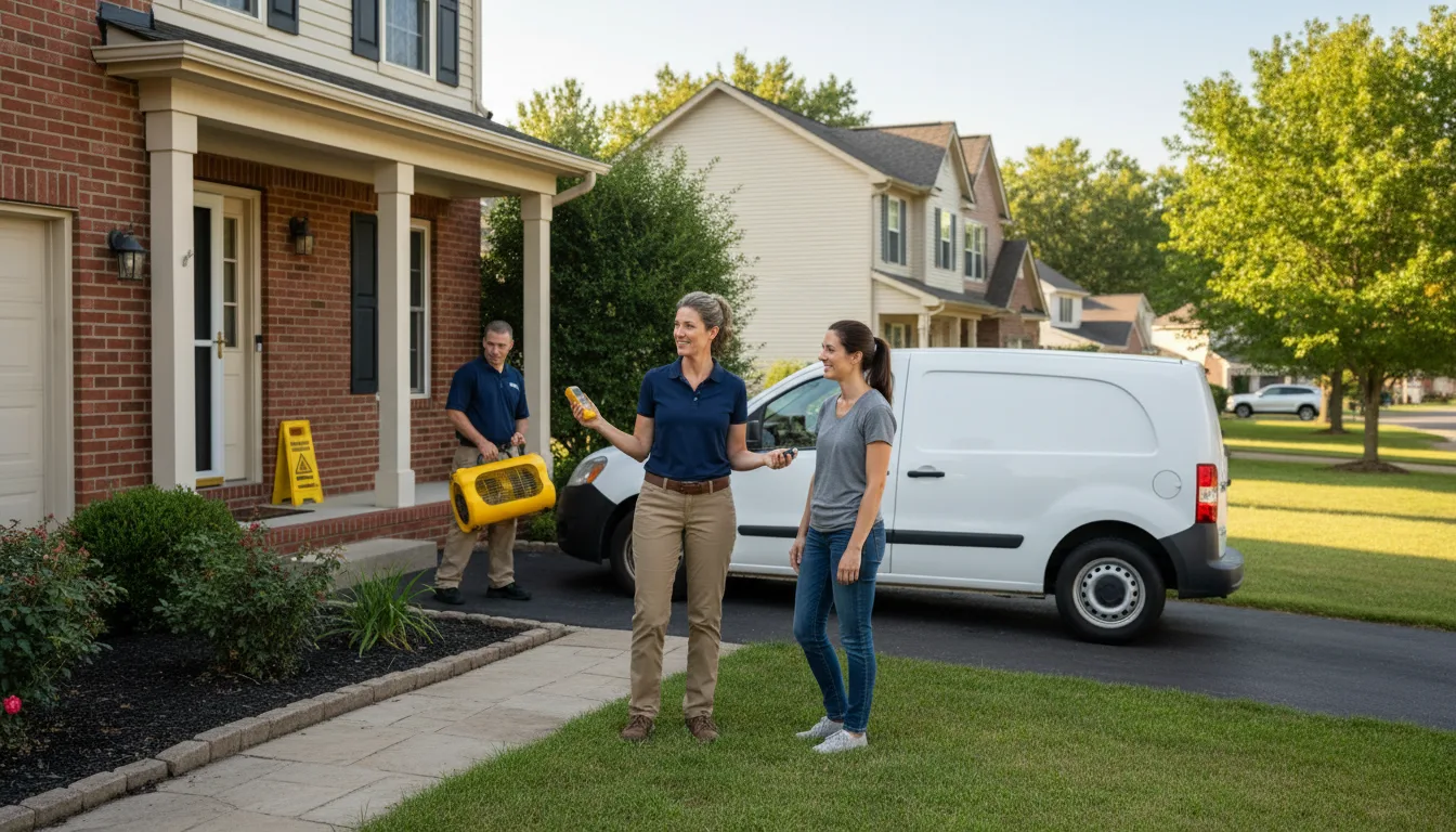 Residential water damage restoration in Opelousas, LA